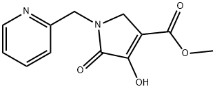 METHYL 4-HYDROXY-5-OXO-1-(2-PYRIDINYLMETHYL)-2,5-DIHYDRO-1H-PYRROLE-3-CARBOXYLATE 结构式