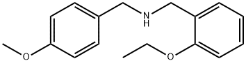 (2-ETHOXY-BENZYL)-(4-METHOXY-BENZYL)-AMINE 结构式