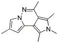 1,2,3,4,8-PENTAMETHYL-2H-DIPYRROLO[1,2-B:3',4'-D]PYRIDAZINE 结构式