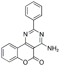 1-AMINO-3-PHENYL-9-OXA-2,4-DIAZA-PHENANTHREN-10-ONE 结构式