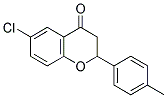 6-CHLORO-4'-METHYLFLAVANONE 结构式