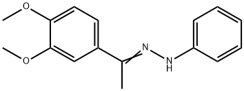 1-(3,4-DIMETHOXYPHENYL)-1-ETHANONE N-PHENYLHYDRAZONE 结构式
