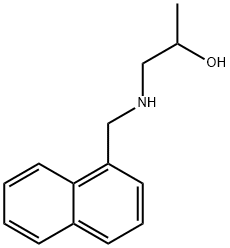 1-[(Naphthalen-1-ylmethyl)-amino]-propan-2-ol 结构式