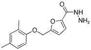 5-(2,4-DIMETHYL-PHENOXYMETHYL)-FURAN-2-CARBOXYLIC ACID HYDRAZIDE 结构式