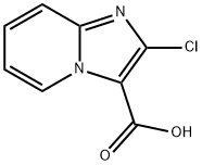 2-氯咪唑并[1,2-A]吡啶-3-羧酸 结构式