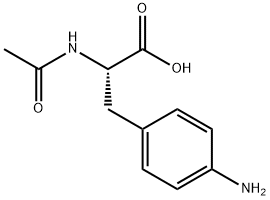 N-乙酰基-4-氨基-L-苯丙氨酸 结构式