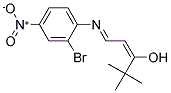 1-((2-BROMO-4-NITROPHENYL)IMINO)-4,4-DIMETHYL-2-PENTEN-3-OL 结构式