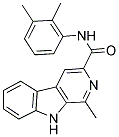 N-(2,3-Dimethylphenyl)-1-methyl-9H-beta-carboline-3-carboxamide 结构式