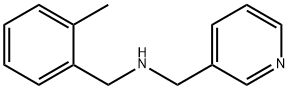(2-甲基苯基)甲基](吡啶-3-基甲基)胺 结构式