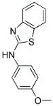 N-(4-Methoxyphenyl)-1,3-benzothiazol-2-amine 结构式