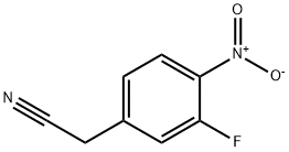 3-氟-4-硝基苯乙腈 结构式