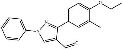 3-(4-Ethoxy-3-methylphenyl)-1-phenyl-1H-pyrazole-4-carbaldehyde