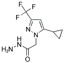 (5-CYCLOPROPYL-3-TRIFLUOROMETHYL-PYRAZOL-1-YL)-ACETIC ACID HYDRAZIDE 结构式