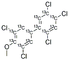 13C12-4-METHOXY-2',3,4',5,5'-PENTACHLOROBIPHENYL 结构式