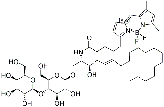 BODIPY(R) fl C5-lactosylceramide 结构式