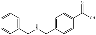 4-((苄基氨基)甲基)苯甲酸 结构式