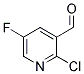 2-氯-3-甲酰基-5-氟吡啶 结构式