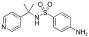 N-[DIMETHYL-(PYRIDIN-4-YL)METHYL]-4-AMINOBENZENESULFONAMIDE 结构式