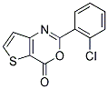 2-(2-Chlorophenyl)-4H-thieno[3,2-d][1,3]oxazin-4-one 结构式