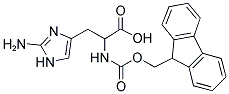 FMOC-D, L-HIS(2-NH2) 结构式