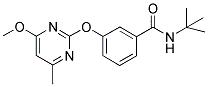 N-(TERT-BUTYL)-3-[(4-METHOXY-6-METHYLPYRIMIDIN-2-YL)OXY]BENZAMIDE 结构式