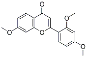 7,2',4'-Trimethoxyflavone 结构式