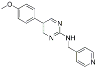 5-(4-METHOXYPHENYL)-N-(PYRIDIN-4-YLMETHYL)PYRIMIDIN-2-AMINE 结构式