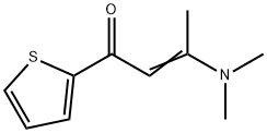 (E)-3-(二甲氨基)-1-(噻吩-2-基)丁-2-烯-1-酮 结构式