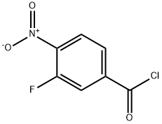 3-氟-4-硝基苯甲酰氯 结构式