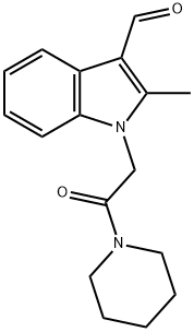 2-Methyl-1-(2-oxo-2-(piperidin-1-yl)ethyl)-1H-indole-3-carbaldehyde