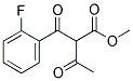 2-(2-FLUORO-BENZOYL)-3-OXO-BUTYRIC ACID METHYL ESTER 结构式