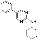 N-CYCLOHEXYL-5-PHENYLPYRIMIDIN-2-AMINE 结构式