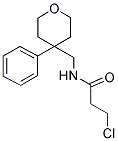 3-CHLORO-N-[(4-PHENYLTETRAHYDRO-2H-PYRAN-4-YL)METHYL]PROPANAMIDE 结构式