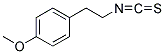 1-(2-ISOTHIOCYANATO-ETHYL)-4-METHOXY-BENZENE 结构式