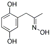 (2,5-DIHYDROXYPHENYL)ACETONE OXIME 结构式