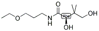 (+)-N-(3-乙氧丙基)-2,4-二羟基-3,3-二甲基丁酰胺 结构式