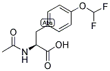 N-ACETYL-4-(DIFLUOROMETHOXY)-L-PHENYLALANINE 结构式