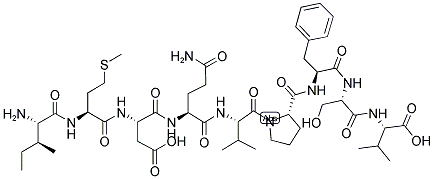 ILE-MET-ASP-GLN-VAL-PRO-PHE-SER-VAL 结构式