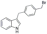3-(4-BROMOMETHYLBENZYL)-1H-INDOLE 结构式