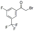 3-FLUORO-5-(TRIFLUOROMETHYL)PHENACYL BROMIDE 结构式