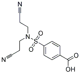 4-[BIS-(2-CYANO-ETHYL)-SULFAMOYL]-BENZOIC ACID 结构式