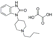 1-(1-BUTYL)-4-(2-OXO-1-BENZIMIDAZOLINYL)PIPERIDINE OXALATE 结构式