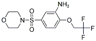 5-(MORPHOLINE-4-SULFONYL)-2-(2,2,2-TRIFLUORO-ETHOXY)-PHENYLAMINE 结构式