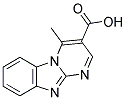 4-METHYLPYRIMIDO[1,2-A][1,3]BENZIMIDAZOLE-3-CARBOXYLIC ACID 结构式