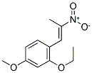 1-(2-Ethoxy-4-methoxyphenyl)-2-nitropropene 结构式