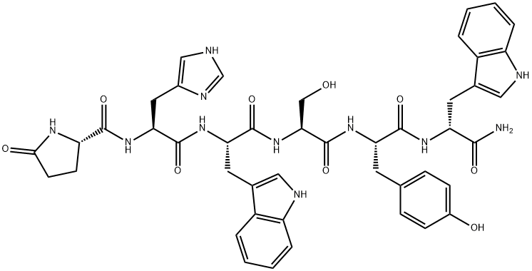 (D-TRP6)-LHRH (1-6) AMIDE 结构式