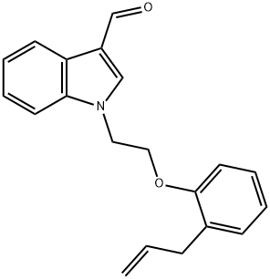 1-[2-(2-Allylphenoxy)ethyl]-1H-indole-3-carbaldehyde 结构式