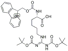 FMOC-L-HOARG(BOC)2-OH 结构式