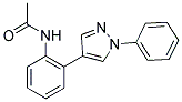 N-[2-(1-PHENYL-1H-PYRAZOL-4-YL)PHENYL]ACETAMIDE 结构式