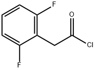 2-(2,6-二氟苯基)乙酰氯 结构式